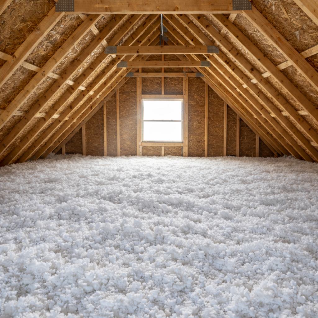 Stogo šiltinimas vata